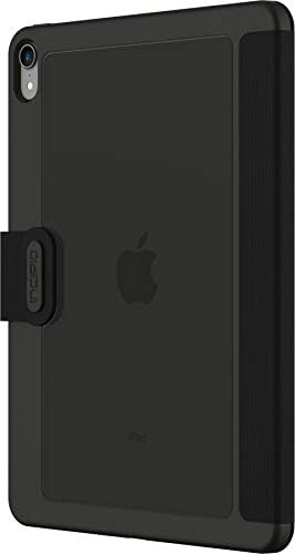 INCIPIO CLARION FOLIO CASE עבור Apple 11 אינץ 'iPad Pro - Black [Stand Function I Wake/Sleep Function I שקוף גב I כיסוי ניילון] - IPD
